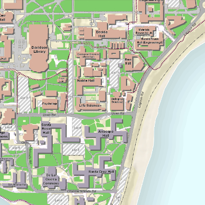 UCSB online map